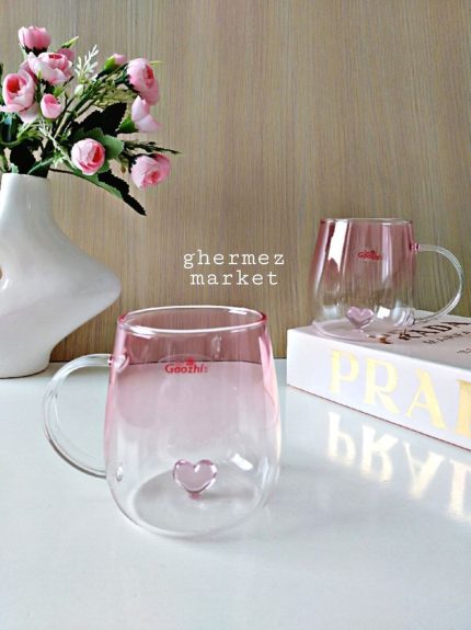 ماگ پیرکس داخل قلبی