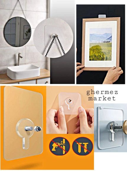 میخ چسبی دیواری شش عددی