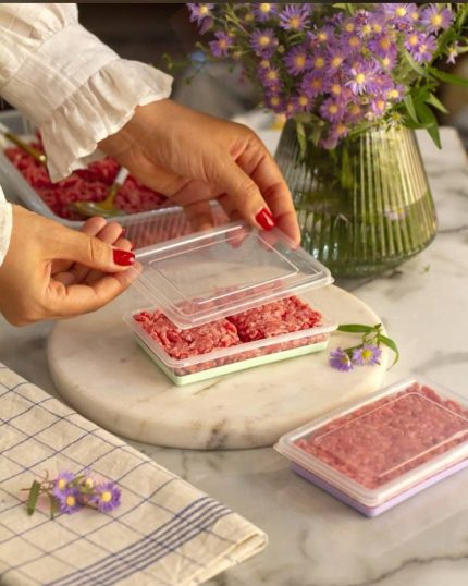 ظرف کف سیلیکونی گوشت و یخ