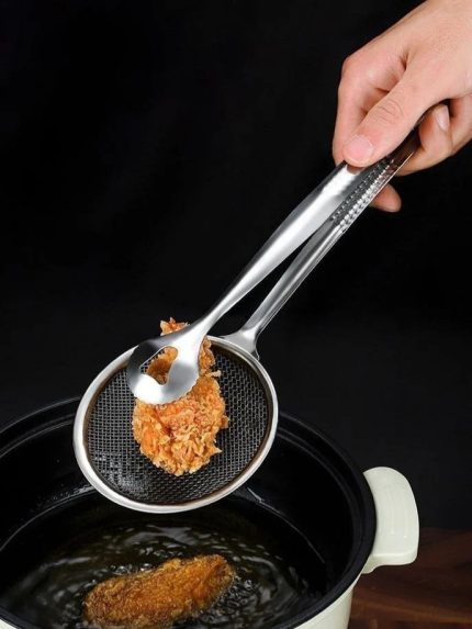 انبر کتلت صافی دار و انبر روغن گیر