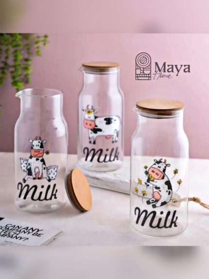بطری شیر ، پارچ شیر در چوبی مایا