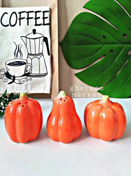 نمکدان کدو سه تایی بزرگ