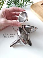 قیف استیل نقلی سه سایزی شنگیا - Image 7