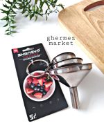 قیف استیل نقلی سه سایزی شنگیا - Image 12