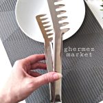 انبر چنگالی استیل شنگیا